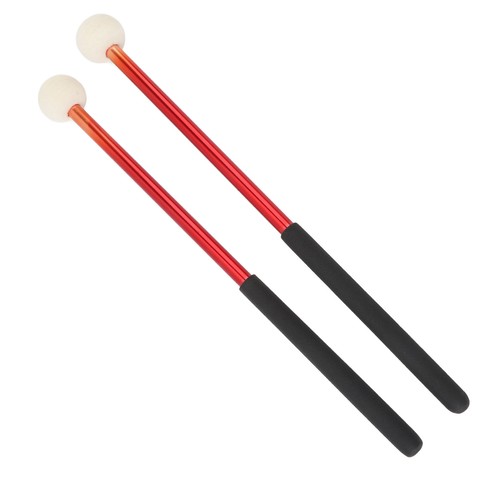 Red 2pcs timpani mallet - uk-red,
