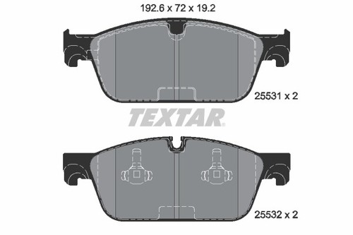 Brake pad set - disc,