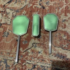 Art Deco Green Vtg  Guilloche