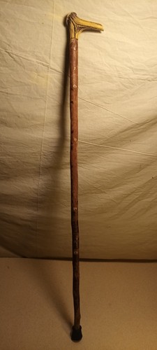 Antler horn handled - handled, wooden