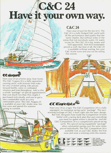 1976 24 niagara - c&c,