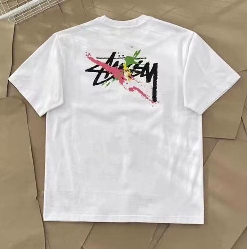 Stussy white graffiti - , short