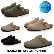 Ladies Clogs Crocs Hand Made Womens Wooden Sole 100% Leather Upper Size UK4-9.5