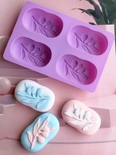 4 Cavity Soap Mould Olive Tree