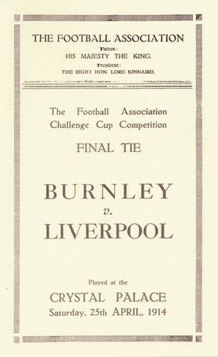 Cup final replica programme - final,