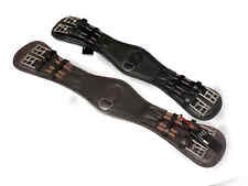 Dressage Girth Super soft 100% Calf Leather in Black & Brown Size 45 -95 cm