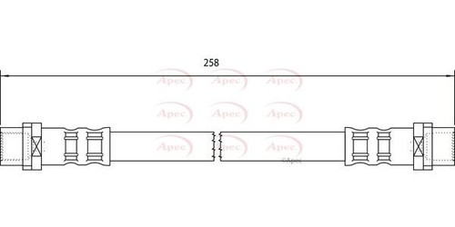 Apec rear outer brake - outer,