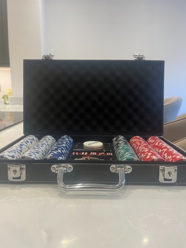 300 chip poker set texas - poker,
