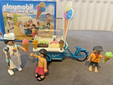 Playmobil Family Fun Ice Cream Cart Vendor and Tricycle 9426