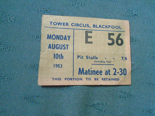 1953 billy tower circus - 1953,