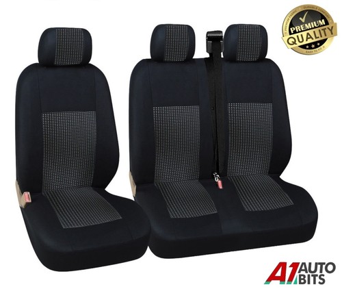 Premium black fabric seat - black,