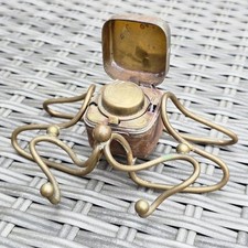 Antique Travelling Inkwell in