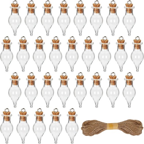 Pcs small glass bottles - 30,