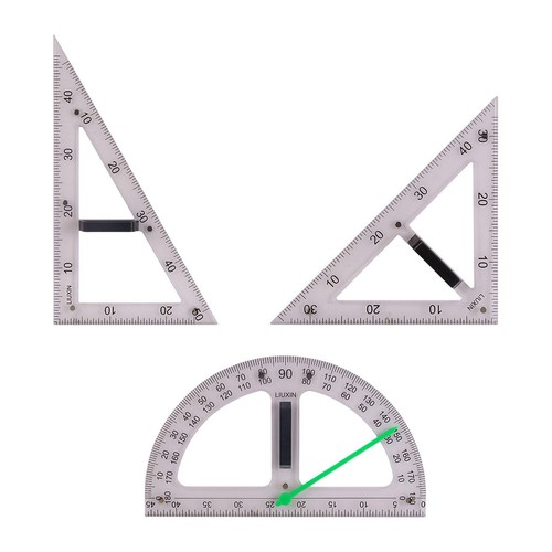 Large math geometry ruler - large,