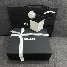 Chanel  Magnatic  Empty Gift Box , Bag ,Tissue ,Ribbon Authentic 33.29.14.5Cm
