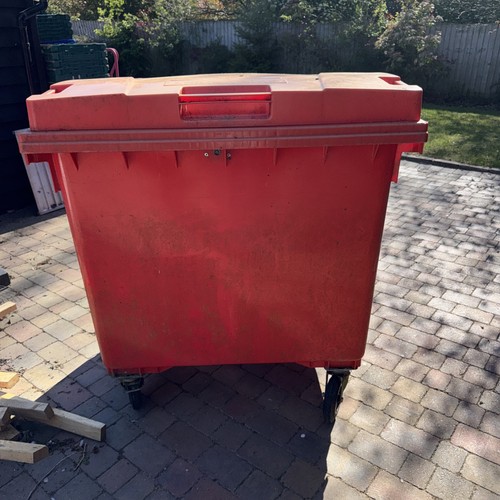 1100 litre wheelie bin plastic