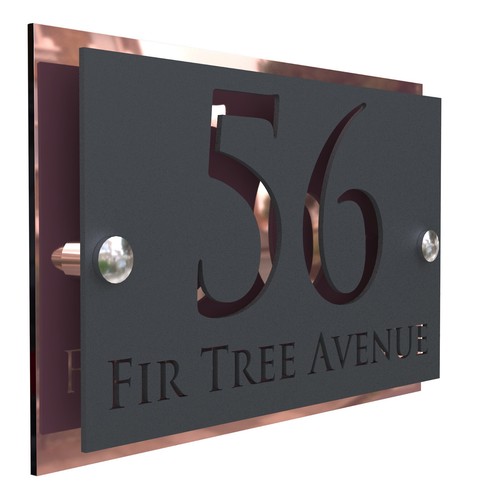 Door sign house - sign, laser