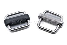 Sliding bar buckle webbing