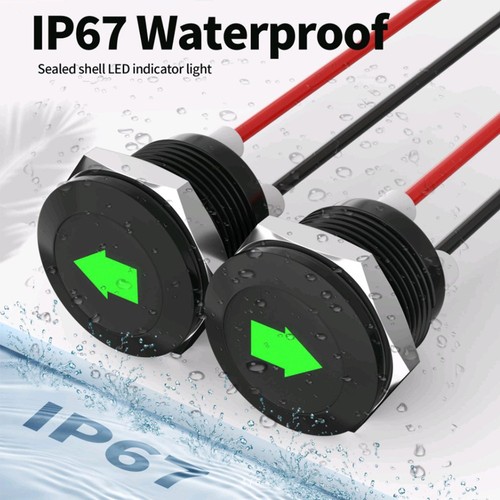 12mm led indicator pilot - 2x,