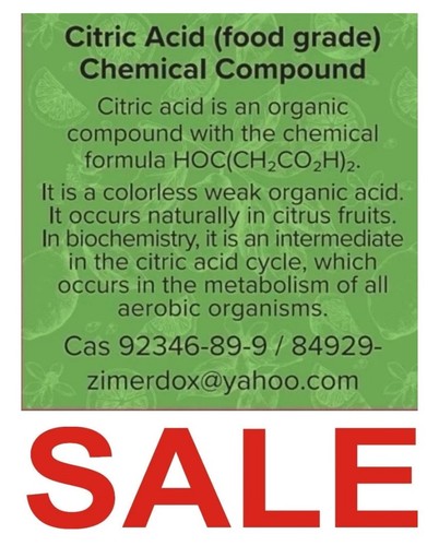 Citric acid 100 - citric, (anhydrous)