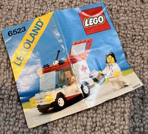 Lego 6523 red cross ambulance - lego,