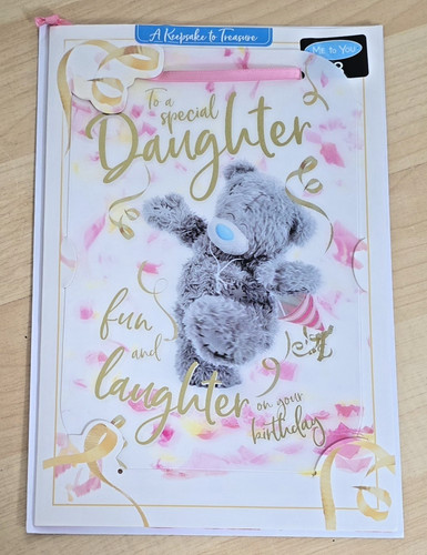 Special daughter birthday card - daughter,