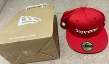 Supreme New Era  59fity 7/1/2 Rare Original 2018 World Famous Original Bags