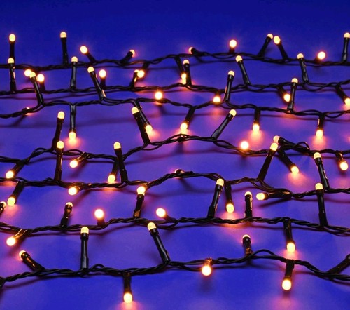 500 halloween lights orange - lights,