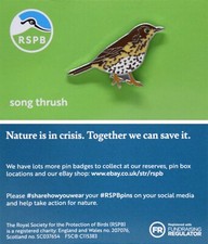 RSPB Pin Badge NIIC Song