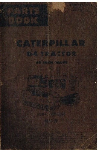 Caterpillar tractor 60 - d4,