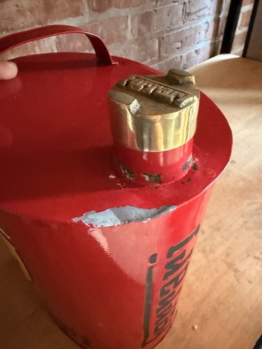 Ferrari vintage oil fuel can - oil/fuel,