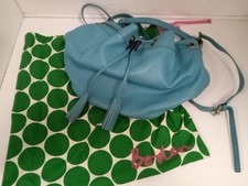 Boden Blue Drawstring Bag