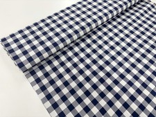 Gingham Cotton Fabric 17mm