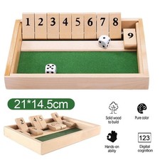 Wooden Shut The Box Board Game