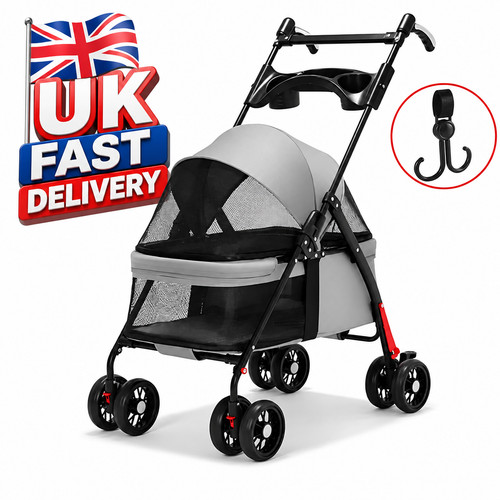Wheel portable pet stroller - 4-wheel,