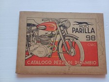 Parilla 98 1950 catalogo ricambi originale spare parts catalogue