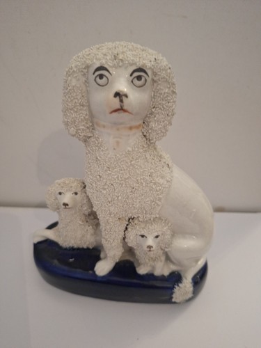 Antique staffordshire dogs - staffordshire,
