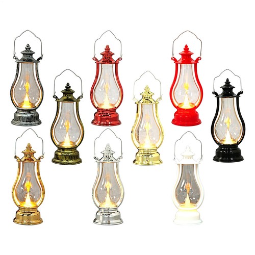 Led retro small oil lamp - small,