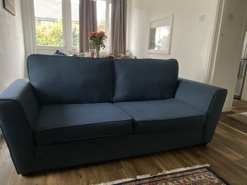 Three seater used blue - seater,