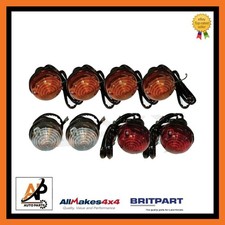 Full Replacement Set Of Lights With Bulbs For  Land Rover Series & Defender