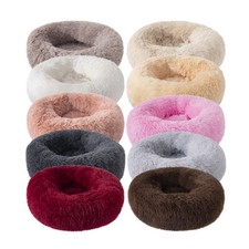 Plush Donut Dog Bed, Calming