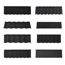 5pcs 2.4sqm Galvanized Metal Tile Effect Roof Sheets Asphalt Roofing Shingles