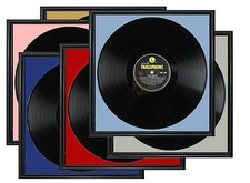 7" Album Devon Black with mount colours Frame Wall Display Vinyl LP Record  