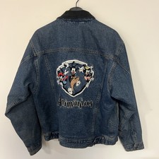 RARE Padded Vintage Warner Brothers Animaniacs Denim Jacket S