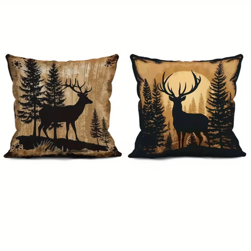 Beautiful deer silhouette - 2,