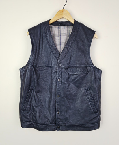 Real nappa leather waistcoat - real,