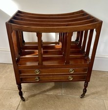 Vintage Mahogany Canterbury /