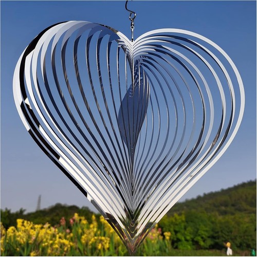 Beautiful inch silver heart - beautiful,