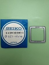 Seiko G757-4029 NOS Glass Crystal SA2W30GM02 Silver Border