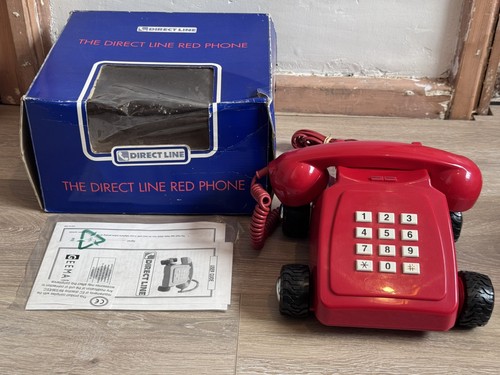 Red direct line telephone - line, telephone,